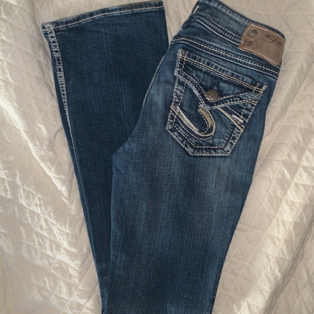 Silver Suki Surplus jeans  size 27 Buckle